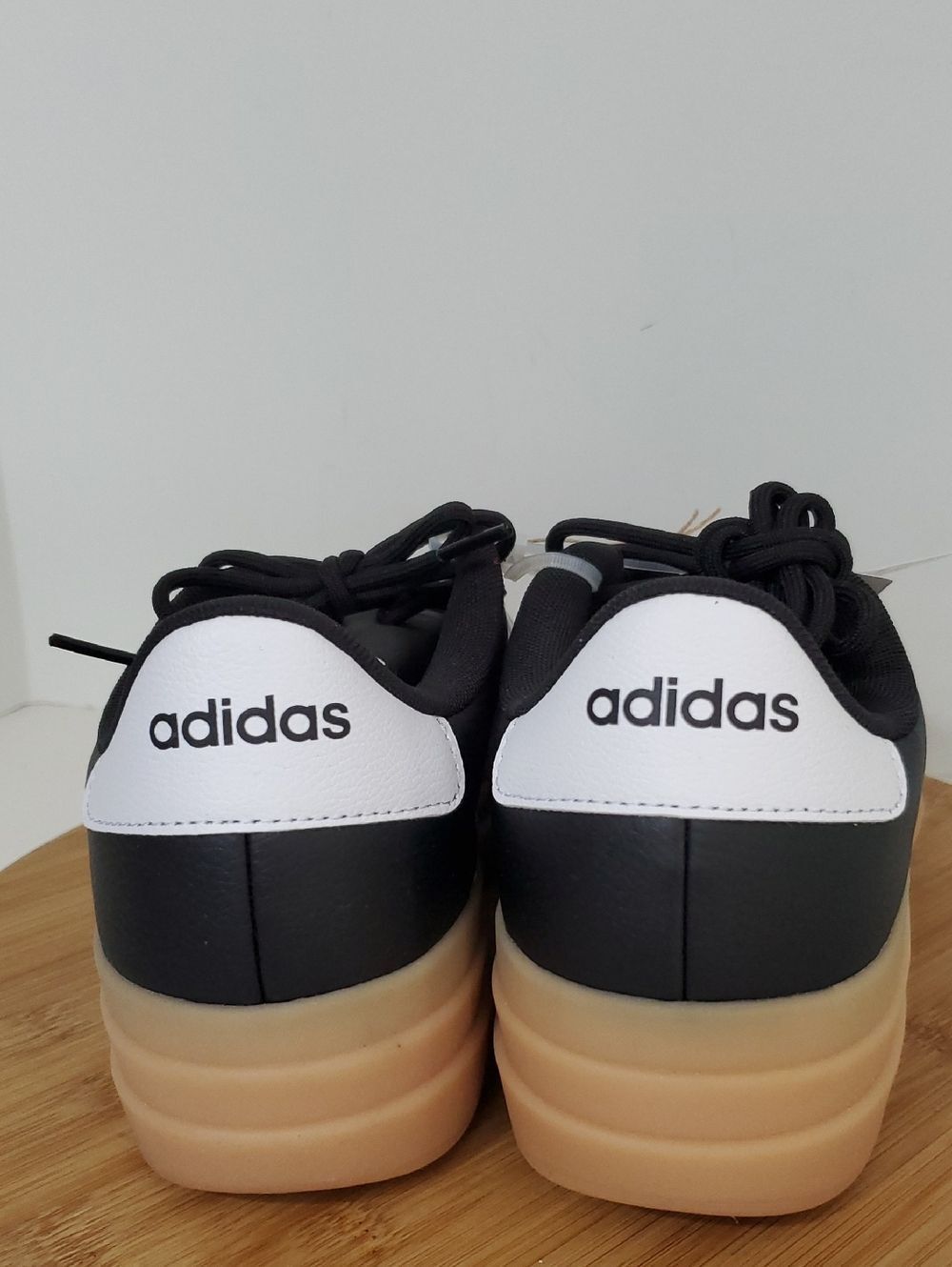 adidas VL Court Bold Platform Sneakers Black White Women's Size 11 NWT - Picture 4 of 7